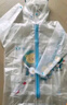 京东京造 儿童雨衣学生背包男女大童卡通加长全身小孩TPU柔软雨披 XL码 实拍图