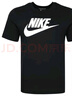 耐克（NIKE）短袖男装夏季新款纯棉针织宽松透气时尚舒适圆领运动T恤AR5005 AR5005-010/经典黑白/纯棉亲肤 S 实拍图