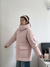 波司登25年羽绒服女士冬季90绒加厚脱卸帽修身中长款休闲百搭外套 实拍图