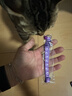 可爱小狗项圈猫咪狗狗项圈防丢铃铛可调节项链饰品脖圈宠物用品 紫色 均码/可调节大小 实拍图