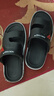 奥康（Aokang）男士凉鞋夏季户外防滑厚底eva踩屎感开车两用沙滩休闲凉拖男外穿 沉稳黑 42 -43 【适合41-42】 实拍图