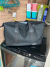 回力斜挎包干湿分离手提拎包男女运动大容量瑜伽健身包潮牌休闲旅行包 黑色【43码独立鞋仓】 实拍图