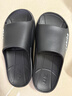回力厚底防滑男女士凉拖室内外穿软底洗澡浴室拖鞋HL0212黑色40-41 实拍图