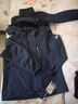 Jeep冲锋衣男女三合一户外抓绒防风防水登山服情侣防寒可拆卸外套XL 实拍图