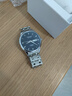冠琴（GUANQIN）手表男士全自动机械表瑞士品质防水夜光精钢双日历学生多功能腕表 条丁钢带本黑（机械款） 实拍图