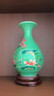 傲世景德镇陶瓷器新中式花瓶工艺品客厅摆件酒柜玄关茶室博古架装饰品 豆青釉清荷玉壶春+底座 实拍图