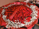来一客情人节鲜花速递99朵红玫瑰花束生日礼物表白求婚全国同城配送 99朵红玫瑰花束 实拍图