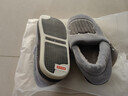 京东京造家居包脚棉拖鞋 轻简毛绒保暖包跟棉拖鞋男款 灰色42-43  JZ-3222 实拍图