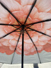 蕉下（beneunder）防紫外线遮阳伞三折双层黑胶晴雨伞防晒伞BM664花椿 实拍图