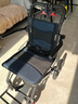 owhon老人轮椅手推折叠轻便小巧出行上飞机旅行老年人手动四轮 碳转印拉杆款【9.9kg+12寸后轮+免安装】H1 实拍图