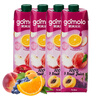 果满乐乐（gomolo）塞浦路斯进口5种水果混合100%纯果汁高VC饮料1升*4瓶婚庆宴席聚餐 实拍图