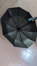 天堂 全自动晴雨伞三折 10骨加固一键开收易甩干简约 黑色 实拍图