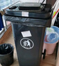 科力邦（Kelibang) 户外垃圾桶 大号加厚240L商用塑料环卫垃圾桶带盖轮工业小区物业翻盖果皮箱 灰色 单个 实拍图