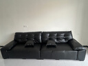优铭家（YouMingJia）沙发真皮客厅沙发2025新款现代简约风大黑熊直排沙发头层牛皮沙发 3.0米三人位【100cm宽】 升级S+超厚2.3mm全头层牛皮-乳胶坐垫 实拍图