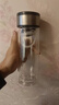 【⭐京东物流配送】高硼硅双层玻璃杯大容量泡茶杯水杯子茶水分离 【活动】 350ml 1只 实拍图