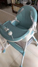 三条小鱼宝宝餐椅多功能可折叠便携儿童餐桌椅婴幼儿小孩可调节吃饭桌座椅 升级绿【靠背可躺+折叠+万向轮】 实拍图