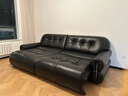 儒黛真皮沙发床法式电动伸缩功能黑糖云朵高档头层牛皮复古小客厅智能 2.60米金属-电动伸缩-可视面真皮 Ultra 细腻肤感半青皮（1.4-1.6mm） 实拍图