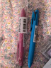 斑马牌（ZEBRA）三合一多色笔（黑红0.5mm双色中性笔+自动铅笔)学生商务办公签字笔SJ2 粉色杆 实拍图