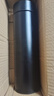 ihold智能保温杯不锈钢男女学生泡茶杯水杯子伴手礼品团购刻字定制logo 304普通测温无茶隔-黑450ml 实拍图