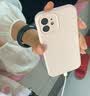 第一卫DIVI【官 版 真 液 态】适用苹果12手机壳iPhone12保护套液态硅胶亲肤镜头全包超薄防摔防磨男女款粉 实拍图