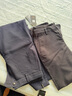 雅戈尔（YOUNGOR）休闲裤男DP棉免烫不易皱裤子自然垂顺易打理新品 VCDP329979AWA黑色 35 86A 实拍图