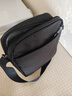 米熙单肩小包斜挎小包男竖款休闲运动包男士小挎包包轻巧实用挎包女 黑色 11英寸 实拍图