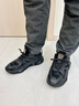 森馬男鞋2025秋季新款休闲百搭老爹鞋男士跑步运动鞋子青少年轻便软底 黑金单鞋 41 实拍图