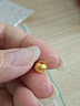 谢瑞麟（TSL）黄金转运珠足金路路通百单品不含手绳YS009 约0.2g 实拍图
