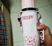 SNOOPY保温杯316不锈钢大容量男女小学生上学专用耐摔便携吸管儿童水杯 实拍图