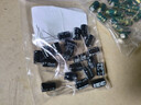 直插铝电解电容器元件16/25V/35v/50/10/47/100/220/1000/2200uf 25V 470UF 体积8X12（20个） 实拍图