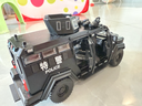 卡威（KIV）RS7布加迪特警车玩具儿童玩具车男孩仿真合金警察车回力小汽车 剑齿虎防暴特警 实拍图