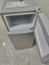 志高（CHIGO）小冰箱迷你小型家用冷藏冷冻两用宿舍出租房用双门办公室电冰箱节能省电 【一级能效】82L银色【两天约一度电】 实拍图