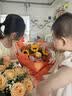 朵梓鲜花速递玫瑰花束送女朋友老婆生日礼物全国同城配送 11朵香槟玫瑰花束一生所爱 实拍图