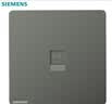西门子（SIEMENS） 开关插座面板 五孔86型墙壁电源插座官方旗舰 皓彩深灰银色 六类电脑 插座 实拍图