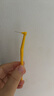 Tepe瑞典进口牙缝刷正畸矫正牙间刷长柄L型(0.7mm)黄色齿缝清洁间隙刷 实拍图