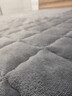 南极人（Nanjiren）冬季牛奶绒床垫1.5米x2米床褥垫毛毯铺床褥子加厚宿舍单人垫被褥 床褥款-时尚灰【可水洗机洗】 单床垫-180x200cm【加厚保暖】 实拍图