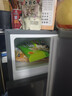 HYUNDAI（韩国现代）小冰箱迷你小型家用冷藏冷冻宿舍出租房办公室双开门二门电冰箱节能省电 100L灰【租房神器+行业热卖】 实拍图