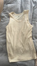马登工装美式棉背心男健身运动老头汗衫无袖t恤跨栏重磅螺纹坎肩打底 米白色 【拍2件减5元/夏季外穿] L （修身版型，可拍大一码） 实拍图