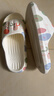 百慕倾臣静音拖鞋女士夏季卡通百搭踩屎感居家居外穿浴室防滑按摩底凉鞋男 白色【nice】 38-39 适合37-38（内长245MM） 实拍图