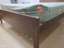 兴瑀汇实木床1.5米1.8m新中式双人床胡桃色木床主卧家用现代简约单人 胡桃色床 1.5米*2米框架结构 实拍图