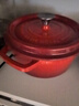 炊大皇珐琅锅铸铁锅家用炖锅砂锅汤锅焖烧锅电磁炉燃气煮锅22cm 实拍图