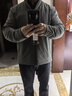龙牙【龙牙 × 中国火箭】二代风神棉服外套运动户外保暖加厚棉服男 深灰绿 M 175/96A(145-156斤） 实拍图
