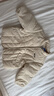 巴拉巴拉童装儿童棉服男童女童外套冬装棉衣绣花宝宝衣服 浅卡其50311 90 实拍图