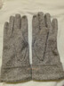啄木鸟羊毛手套女冬季骑行手套保暖可爱加绒加厚开车触屏针织学生手套 羊毛加绒 灰色 实拍图
