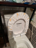 恒洁（HEGII）马桶盖板 通用加厚缓降坐便器盖板普通马桶圈厕所配件 U型款E02 实拍图