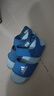阿迪达斯（adidas）儿童凉鞋夏季男女大小童沙滩鞋  IH3632蓝/白  实拍图