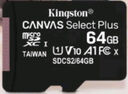 金士顿（Kingston）64GB TF（MicroSD）存储卡 内存卡U3 V30 A2 4K 适配大疆Pocket 3/Action 5/无人机/运动相机/监控 实拍图