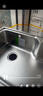 九牧（JOMOO）水槽304不锈钢厨房大单槽多功能水池洗菜盆洗碗盆 02390【68*45】含旋转龙头 实拍图