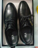 海澜之家HLA皮鞋男士商务休闲秋冬德比正装鞋子男H135/H171 黑色39 实拍图
