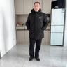 老爷车（LAOYECHE）中年男士冬季新款保暖棉服男连帽夹克外套中长款加厚棉衣爸爸男装 实拍图